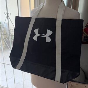 Under Armour Black and White Tote Bag